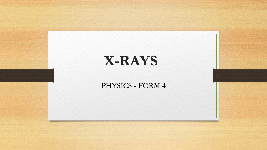 X-RAYS
